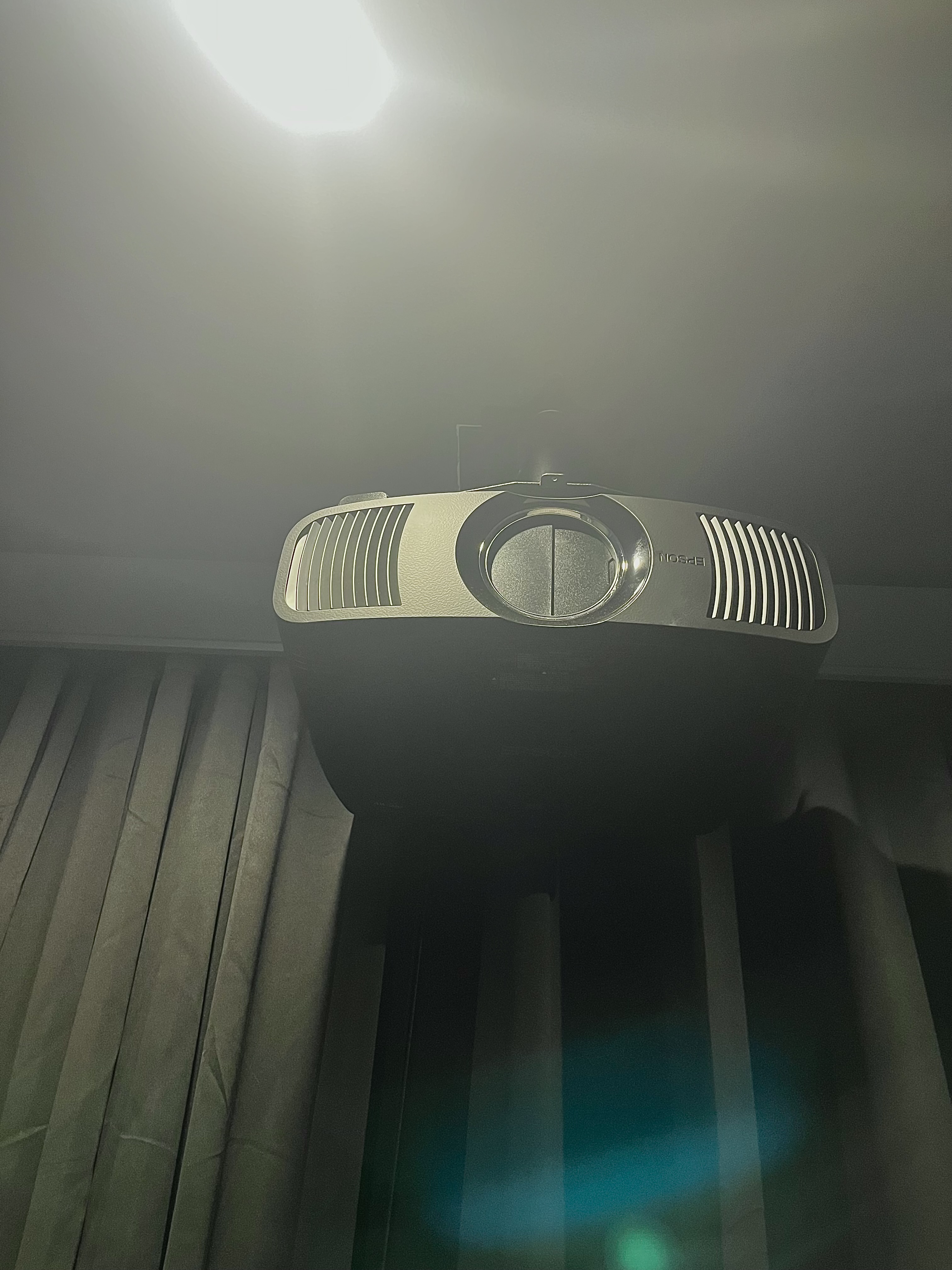 Epson laser projector installation in San Antonio home theater
