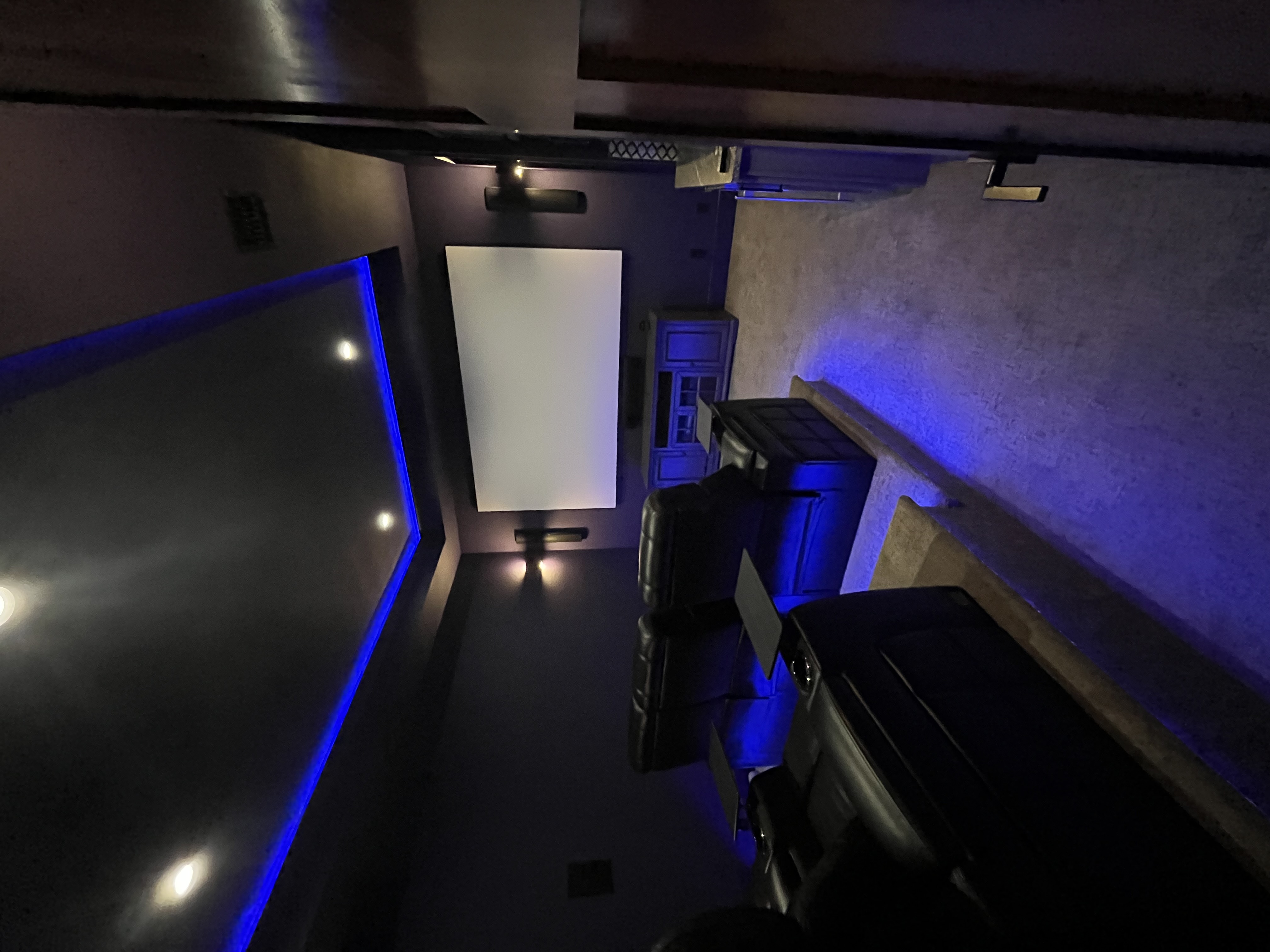 Completed home theater near San Antonio Texas