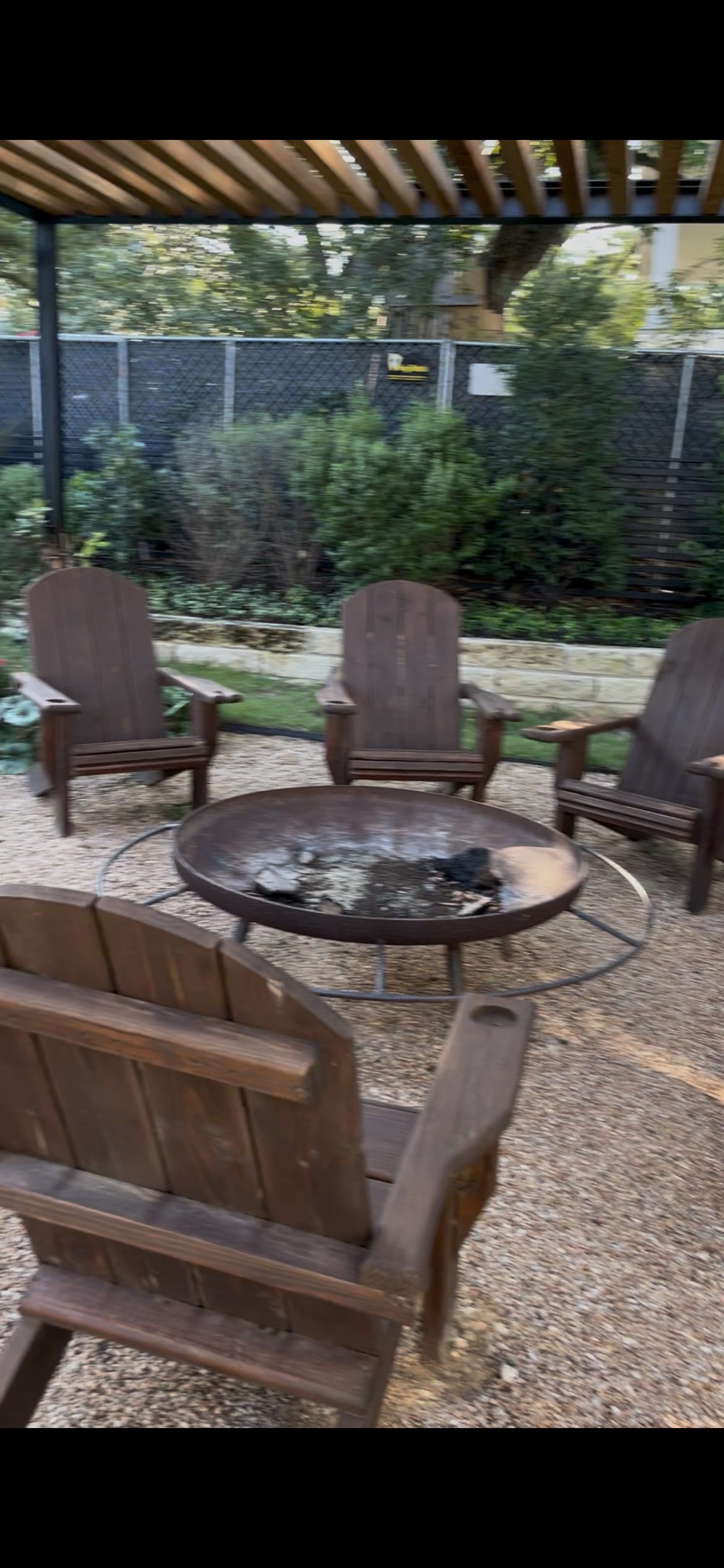 Outdoor audio speaker near fire pit San Antonio TX