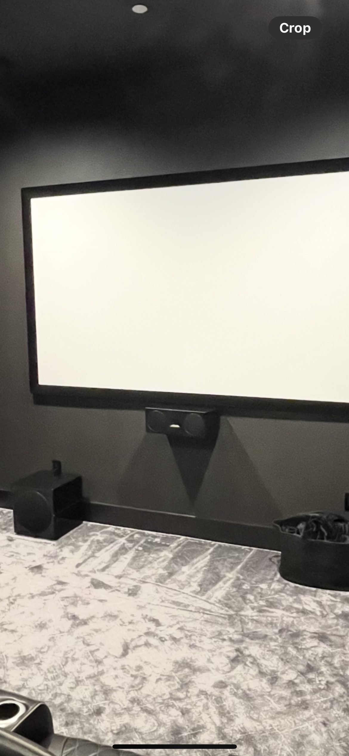Angled view of home theater room Stone Oak San Antonio